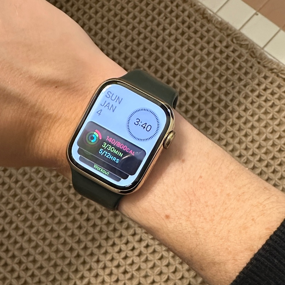 Apple Watch Series 8 (41MM) Gold Stainless Steel Case